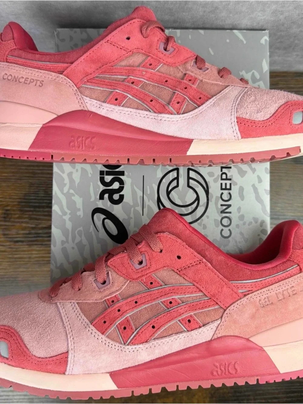 ASICS Gel-Lyte 3 x Concepts Otoro Size 11 1203A121-700 Coral Men’s Shoes OG Rare
